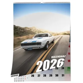 kalendarz-a4-muscle-cars-13-stronny-zaznaczone-swieta-scienny