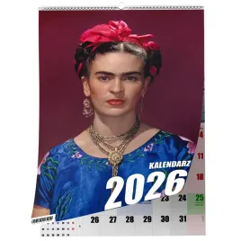kalendarz-a4-frida-khalo-13-stronny-zaznaczone-swieta-scienny