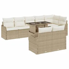 zestaw-sof-na-ogrod-9-pcs-bezowy-100-x-55-x-73-cm-polirattan