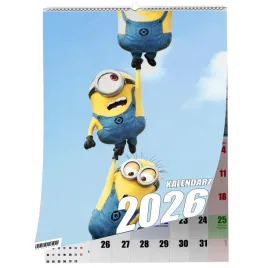kalendarz-a4-minionki-13-stronny-zaznaczone-swieta-scienny