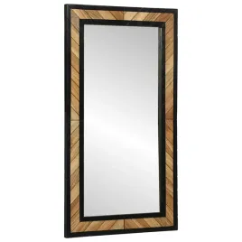 lustro-czarny-i-brazowy-90-x-2-x-50-cm-drewno-akacjowe
