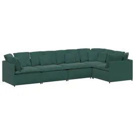 sofa-modulowa-z-poduszkami-aksamitna-ciemnozielona