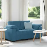 sofa-dwuosobowa-niebieska-120-cm-aksamit-stan-nowy