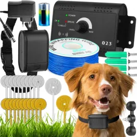 elektryczny-pastuch-dla-psa-kojec-ogrodzenie-obroza-treningowa-zestaw-xxl