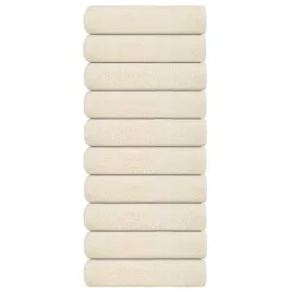 reczniki-do-rak-10-szt-kremowe-50x100-cm-bawelna-100percent