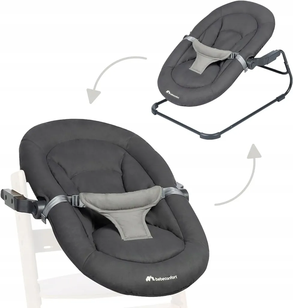 bebe-confort-bujaczek-timba-2w1-rocker-tinted-graphite-stan-powystawowy