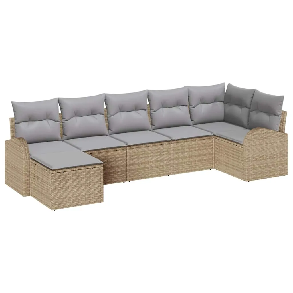 zestaw-sof-na-ogrod-7-pcs-bezowy-polirattan-stan-nowy
