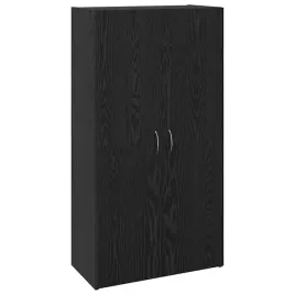 biurowa-szafka-z-polka-z-drzwiami-czarny-dab-60-x-32-x-115-cm