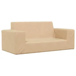 2-os-sofa-dla-dzieci-kremowa-miekki-plusz