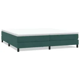 lozko-box-spring-bez-materaca-ciemnozielone-200x210-cm-aksamit