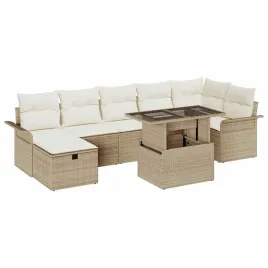 zestaw-sof-na-ogrod-z-poduszka-8-pcs-bezowy-polirattan
