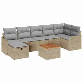 zestaw-sof-na-ogrod-z-poduszka-8-pcs-bezowy-polirattan