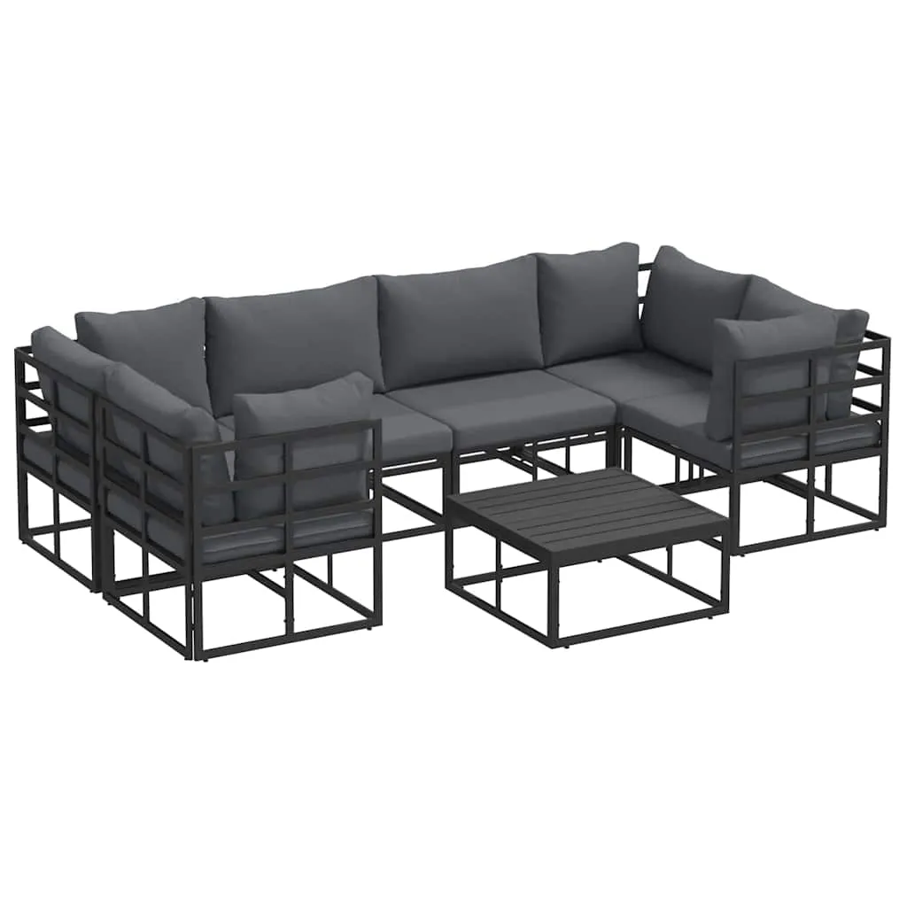 zestaw-sof-na-ogrod-7-pcs-czarny-aluminium-stan-nowy