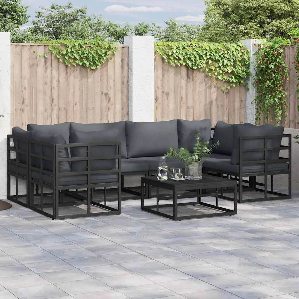 zestaw-sof-na-ogrod-6-pcs-czarny-aluminium