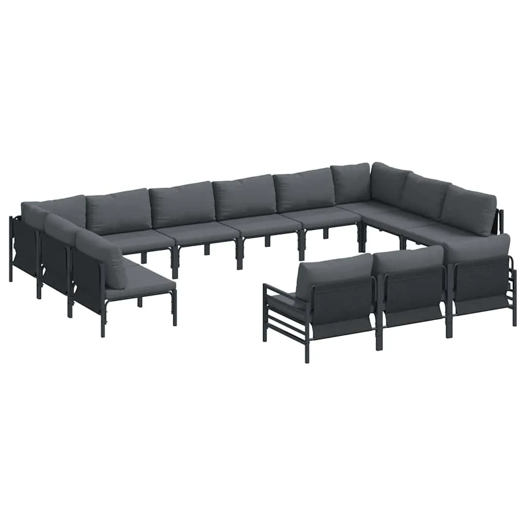 zestaw-sof-na-ogrod-13-pcs-antracyt-stal-stan-nowy