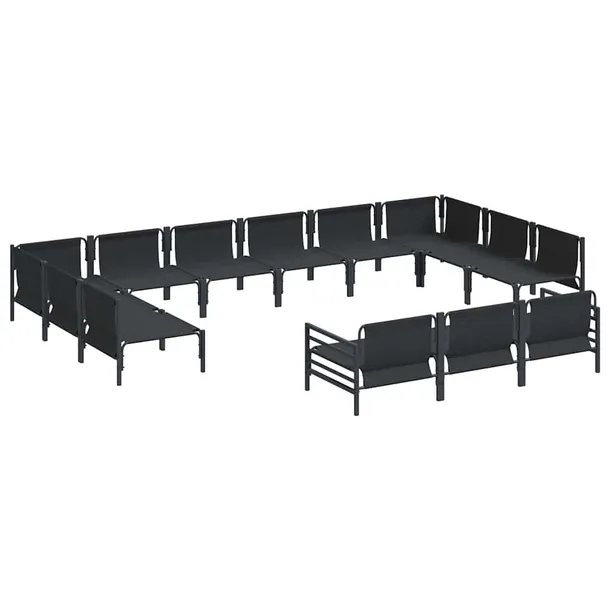 zestaw-sof-na-ogrod-13-pcs-antracyt-stal-linia-vidaxl