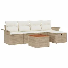 zestaw-sof-na-ogrod-z-poduszka-6-pcs-bezowy-polirattan