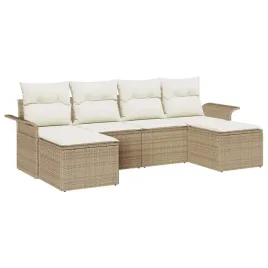 zestaw-sof-na-ogrod-z-poduszka-6-pcs-bezowy-polirattan