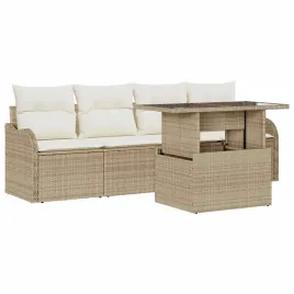 zestaw-sof-na-ogrod-5-pcs-bezowy-100-x-55-x-73-cm-polirattan