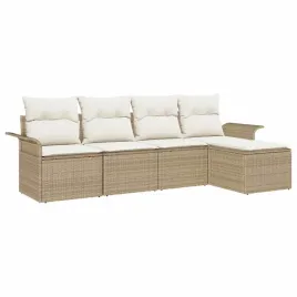 zestaw-sof-na-ogrod-z-poduszka-5-pcs-bezowy-polirattan