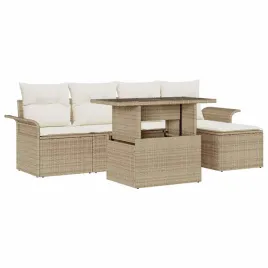 zestaw-sof-na-ogrod-z-poduszka-6-pcs-bezowy-polirattan