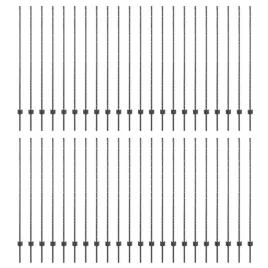 slupki-ogrodzeniowe-88-pcs-szary-200-cm-stal