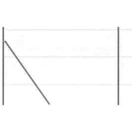 ogrodzenie-z-slupkami-szary-1-4-x-25-m-stal-pokryta-pcv