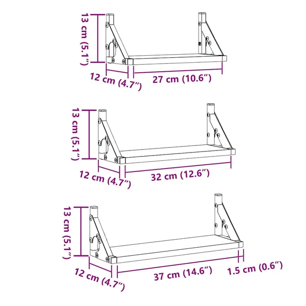 zestaw-polek-sciennych-3-pcs-dab-artisan-37-x-12-x-13-cm-grubosc-polki-2-mm