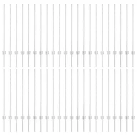 slupki-ogrodzeniowe-88-pcs-srebrny-140-cm-stal