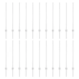 slupki-ogrodzeniowe-44-pcs-srebrny-140-cm-stal