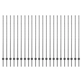 slupki-ogrodzeniowe-44-pcs-szary-200-cm-stal