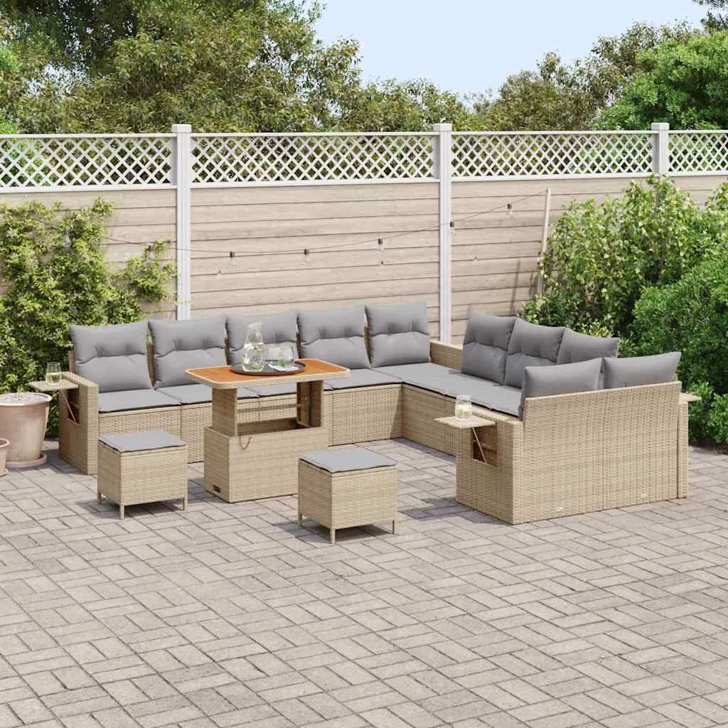 zestaw-sof-na-ogrod-13-pcs-bezowy-polirattan-stan-nowy