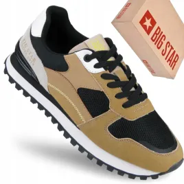 big-star-nn174237-sneakersy-meskie-camel-czarne-siateczka-buty-casual