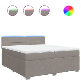 lozko-kontynentalne-z-materacem-taupe-tkanina-200x200-cm