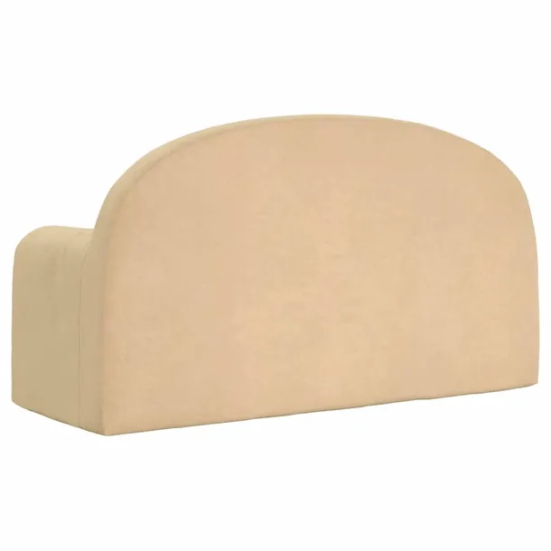 sofa-dla-dzieci-2-os-kremowa-miekki-plusz-dlugosc-84-cm