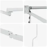 markiza-bialy-45-3-m-metal-marka-vidaxl