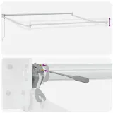 markiza-bialy-45-3-m-metal-stan-nowy-dlugosc-450-cm