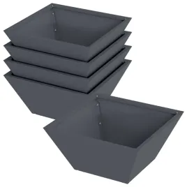 donica-ogrodowa-5-pcs-antracyt-35-x-35-x-15-cm-stal