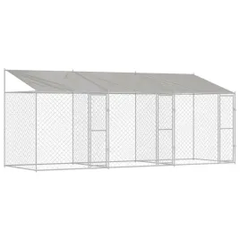 klatka-dla-psa-srebrny-600-x-200-x-256-cm-stal-galwanizowana