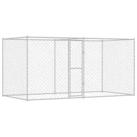 klatka-dla-psa-srebrny-400-x-200-x-256-cm-stal-galwanizowana