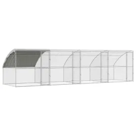 klatka-dla-kur-srebrny-800-x-200-x-198-5-cm-stal-galwanizowana