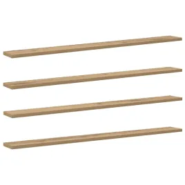 polka-na-ksiazki-4-pcs-brazowy-100-x-10-x-1-5-cm