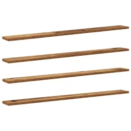 polka-na-ksiazki-4-pcs-brazowy-100-x-10-x-1-5-cm