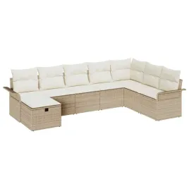 zestaw-sof-na-ogrod-z-poduszka-8-pcs-bezowy-polirattan
