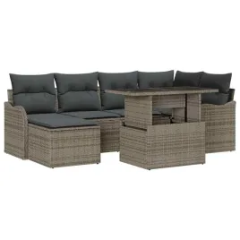 zestaw-sof-na-ogrod-z-poduszka-7-pcs-szary-polirattan
