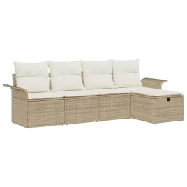 zestaw-sof-na-ogrod-z-poduszka-5-pcs-bezowy-polirattan