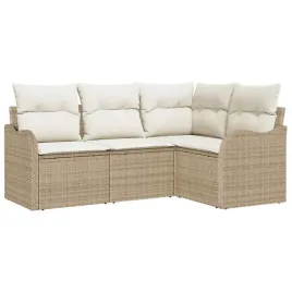 zestaw-sof-na-ogrod-z-poduszka-4-pcs-bezowy-polirattan