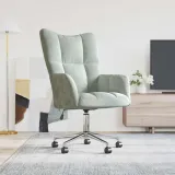 fotel-jasnoszary-obity-aksamitem