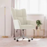 fotel-kremowy-obity-aksamitem
