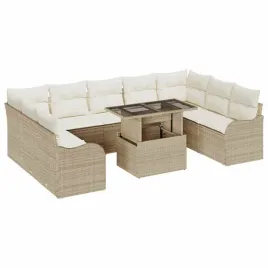 zestaw-sof-na-ogrod-10-pcs-bezowy-100-x-55-x-73-cm-polirattan